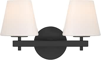 Crystorama Colton 16'' Black Sconce