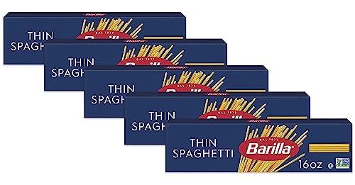 Barilla Thin Spaghetti - 16 fl oz (paquete de 5)