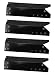 Hongso PPF781 (4-pack) Porcelain Steel Heat Plate Replacement for for Kenmore Sears, Nexgrill, Sunbeam Grillmaster, Lowes Model Grills