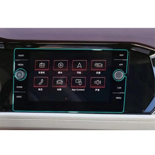 Film protecteur écran VW Virtus 2020 verre trempé autoradio GPS 8"