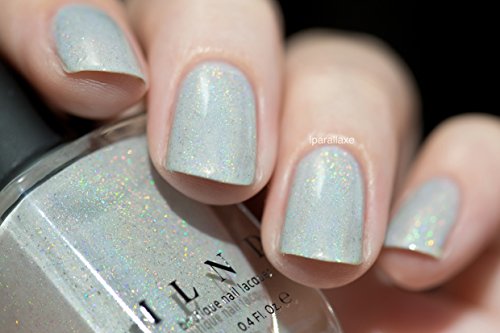 Image of ILNP Paper Route - Light Grey Holographic Nail Polish