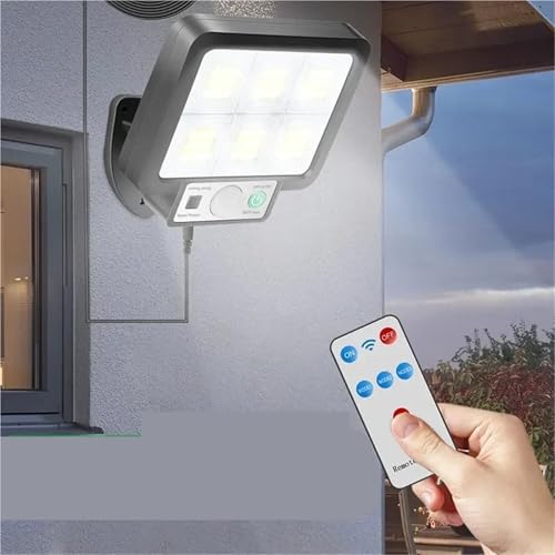 Luz solar de pared dividida con 3 modos de iluminación y sensor automático para calle