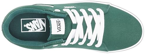 Vans Women's Seldan Shoe | Retro Tennis Inspired Sneakers for Fashion, Work & Everyday Wear, Canvas Emerald, 103