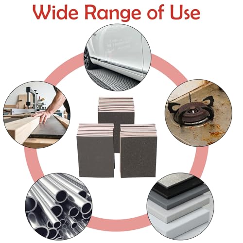 TayBong Schleifschwämme Set –28 Stück Nass- und Trocken-Schleifpapier, 180-3000 Körnung für Holz, Metall, Modellbau und Polieren