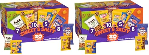 Keebler Cookies and Crackers, Variety Pack, 30 Ct. (Pack of 2)