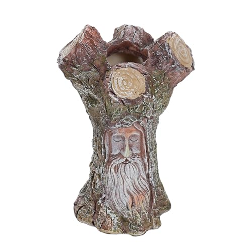 Contenedor de flores de resina estilo maceta vintage para interiores 2