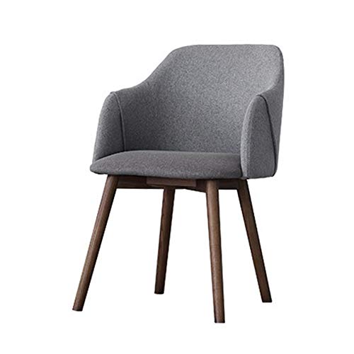 BBSYHUMM Kitchen Chair Chairs，beech Wood Chair Legs, non-slip Foot pad, Modern Minimalist Armrest Chair, Home Creative Solid Wood Desk Chair, Comfortable Furniture (Color : B)