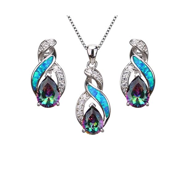 Hermosa-Jewelry-Sets-Australian-Created-Opal-Necklace-Earrings-Mothers-Day-Gifts-Jewelry-for-Mom