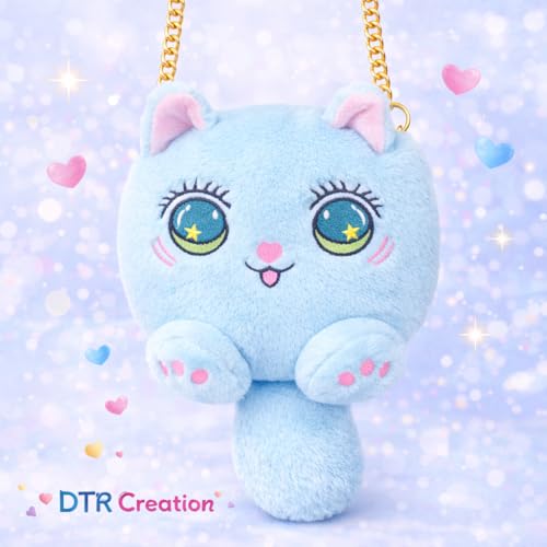 Image of Cute Tiger Plush Sling Bag for Kids | Soft Toy Shoulder Bag with Adjustable Strap | Lightweight Animal Backpack for Boys & Girls | Travel & Gift Bag - Black & White