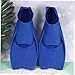VOSAREA Open Heel Diving Fins for Snorkeling and Swimming Portable Lightweight Flippers Blue for Water Sports and Training