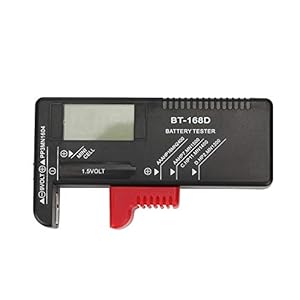 Snelle meting van de accuspanning. Praktisch voor het gebruik van een draagbare accutester van 1,5 V of 9 V batterijen…