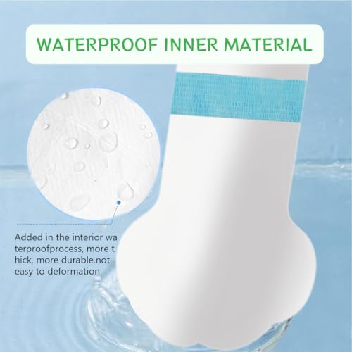 Image of Qpets Waterproof Dog Shoes, Paw Coverage for Outdoor Walks, 20-Pack