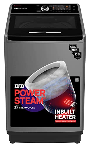 IFB 10.0 Kg 5 Star Top Load Washing Machine Aqua Conserve (TL-SIBS 10.0KG AQUA, Inox, Power Dual Steam, Inbuilt Heater)