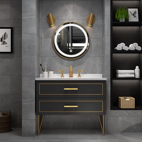 Goldenwarm 35 Pack 5 Inch Gold Cabinet Pulls Brushed Brass Cabinet Pulls Kitchen Cabinet Handles Brushed Gold Cabinet Pulls Gold Cabinet Hardware Modern Square Stainless Steel Cabinet Pulls #TOP6