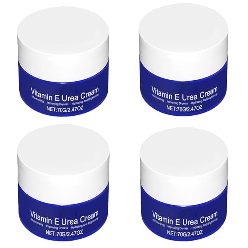 Crema de urea con vitamina E, crema de urea para pies, árbol de té y aloe para una hidratación profunda y eliminación de callos, talones de mano secos y agrietados, loción para reparación de pies (4