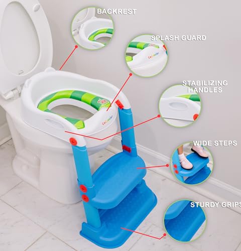 Sunny Days Entertainment 470130 Cocomelon 1St Training Seat Step Up Potty, Upgrade Toddler Toilet Training Seat thumb #1