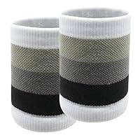 Fascie Da Polso Per Sudore - 2 Pack In Cotone, Per Sport E Palestra, Unisex - Foto 9