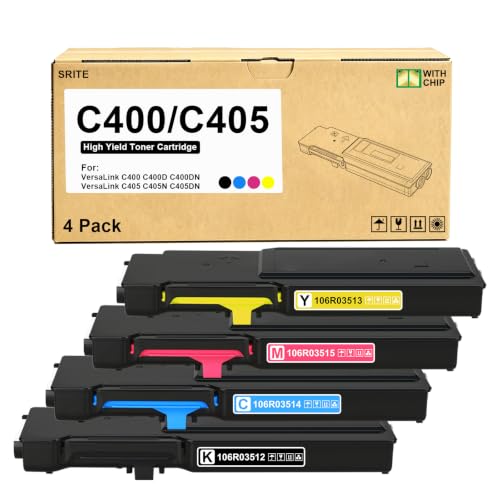 Image of SRITE VersaLink C400 C405 Toner Cartridge, 4-Pack