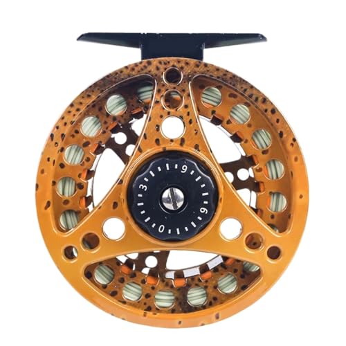 3-8WT ���[�W�A�[�o�[�A���~�t���C�t�B�b�V���O���[�� �t���C���C���R���{�t��(Brown reel with Line,5000 Series)