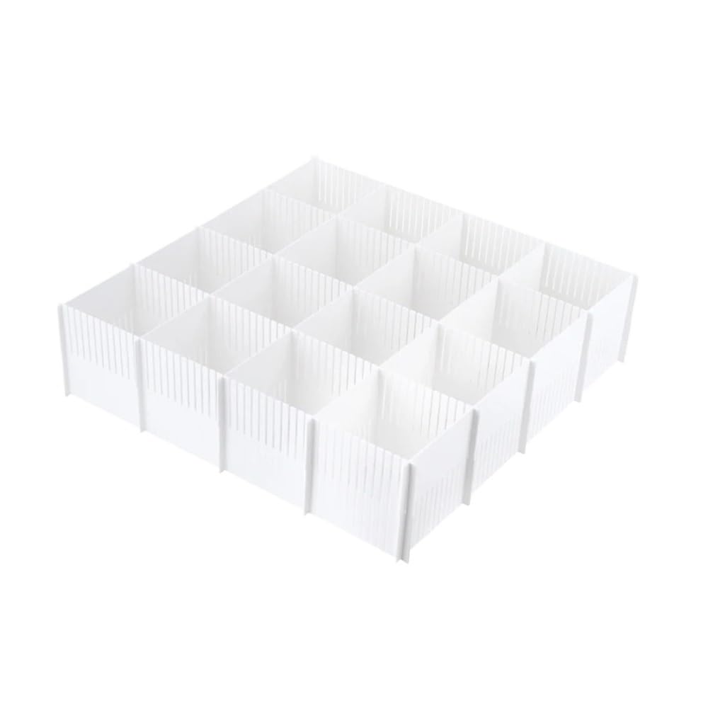 Sunrrafck 5Pcs Adjustable Drawer Divider Household Storage Combination Partition Makeup Sock Underwear Organizer Board Of Cabinets