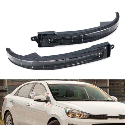 Luz de giro para Kia Pegas 2017-2023 retrovisor lateral intermitente coche 4