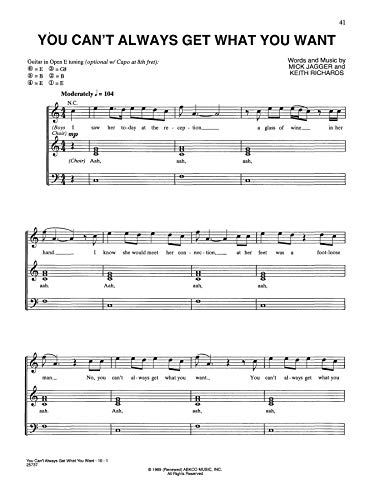 Rolling Stones -- Let It Bleed: Piano/Vocal/Chords