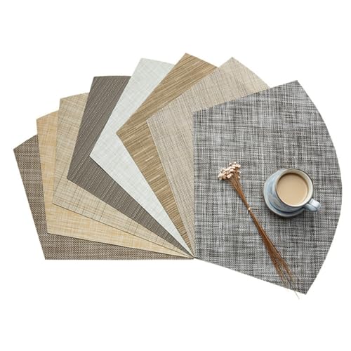 Set de table imperméable lot de 10 vinyle antidérapant 45x30 cm - 3