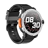 Genérico PG-993 4G LTE GPS Android 8.1 SIM Reloj Inteligente 64GB Memoria Google Play Monitor de frecuencia cardíaca Cámaras Dobles Reloj Inteligente de navegación por satélite para Hombres