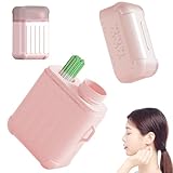 Kit de limpieza de piercings de oreja 240 piezas de hilo limpiador de piercings desechable con solución de limpieza con