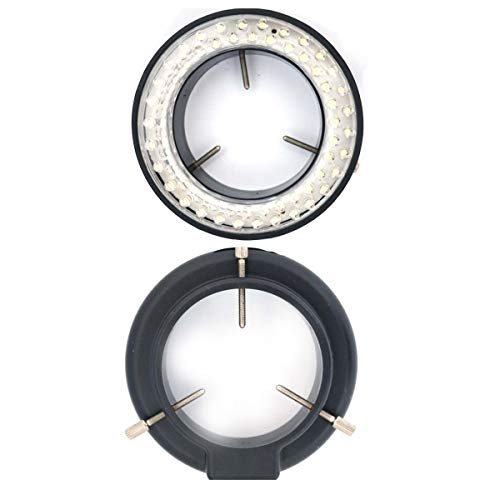 FainWan Digital Microscope Accessories 60 LED Adjustable Ring Light Illuminator Lamp for Stereo Zoom Microscope Microscope Accessories