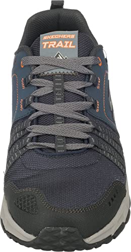 Skechers Sport Men's Escape Plan Shoe, Navy/Orange, 9 M US