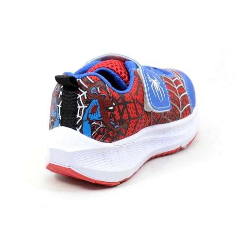Tênis Infantil Masculino Meninos Aranha Calce Facil (Azul/Vermelho, BR, Criança de 9 a 12 anos, Numé