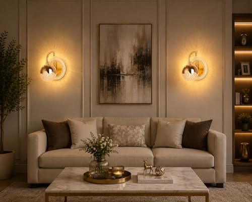Image of Modern WL B29 Different Color Mode Changing Energy Saving Led Transparent Wall Lamp for Bedroom, Living Room, Restaurants, Dining Coffee Shop,Home Etc.