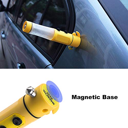 Lhiabnn Multi-Fuction Car Hammer Car Emergency Window Breaker And Seatbelt Cutter Car Escape Tool With Flashlight And Beacow Light thumb #7