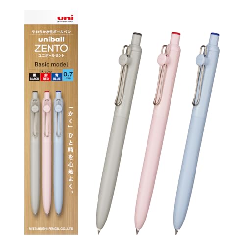 �O�H���M �����{�[���y�� uniball ZENTO �x�[�V�b�N 0.7 ���Ԑ� 3�{�Z�b�g H.UBNZS07.3C