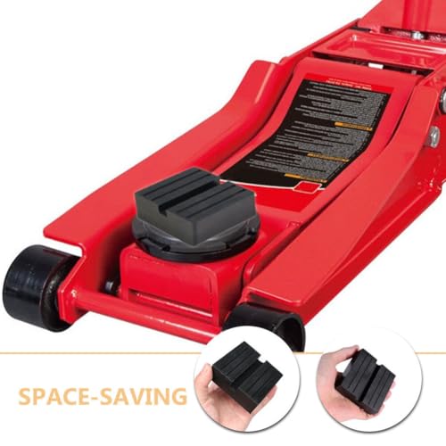 SOLUSTRE Adaptador De Almofada De Macaco Para Carro 2 Peças Suporte Universal De Borracha Protetor D