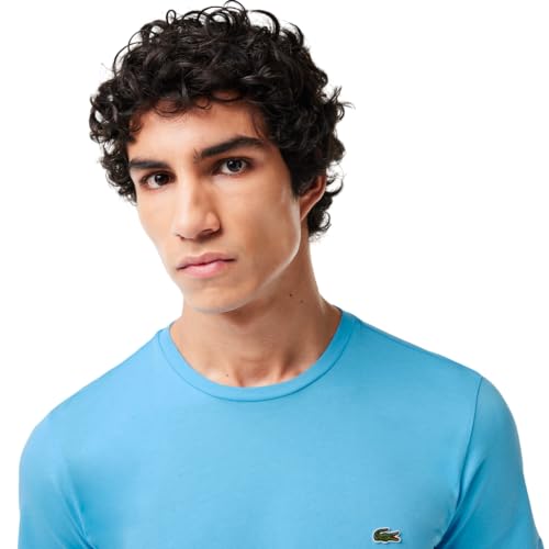 Image of Lacoste Men's Short Sleeve Pima Jersey Crew Neck Tee