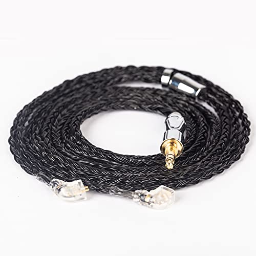 KINBOOFI HiFi Earphone Cable, KBEAR 24 Core 5N Silver Plated OFC Upgrade Cableâ€¦ (2PIN, 3.5mm)