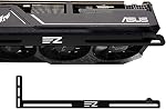 EZDIY-FAB Graphics Card GPU Brace Support,a Video Card Holder,Gpu Support Bracket Custom Desktop PC Gaming,a GPU Stand Case Mod- 3mm Aluminum-Black
