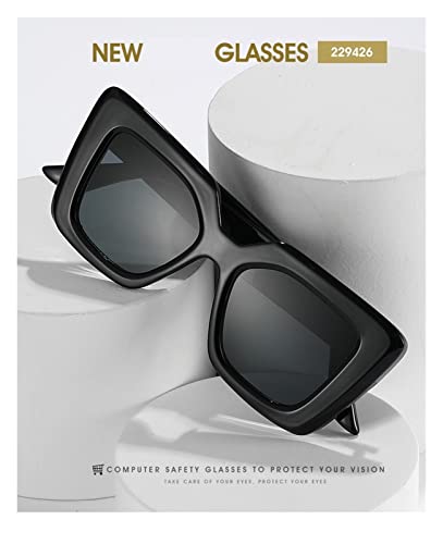 ZENYS Square Large Frame Men and Women Outdoor Sports Beach Sunglasses (Color : 3, Size : 1)2