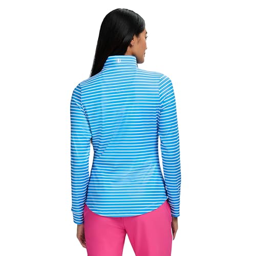 IZOD Women's 1/4 Zip Pullover Performance Stretch Long Sleeve Golf Running2