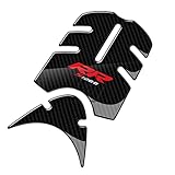 GYXY Motorrad Dämpfer Stabilisator Für B&MW S1000RR 2015-2017 3D Motorrad -Frontgas -Kraftstoffbedeckungsprühstoffpolster (Color : Black)