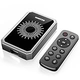 LAMTTO ワイヤレスカープレイアダプター wireless アダプター ワイヤレス カープレイ無線化 プラグ&プレイ Android システムを内蔵Apple Carplay＆Android AUTO ミラーリングをサポート スマホと接続後タイムカーナビ機能 bluetoothハンズフリー通話 有線CarPlay車両に接続 YouTube &Netflix動画視聴可能 取付簡単