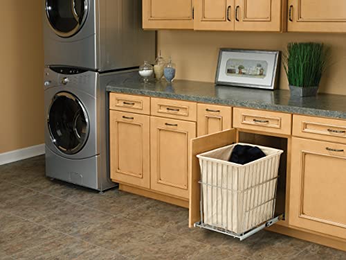 Rev-A-Shelf HRV-1520 S CR Cabinet Hamper Wire Pullout, Chrome