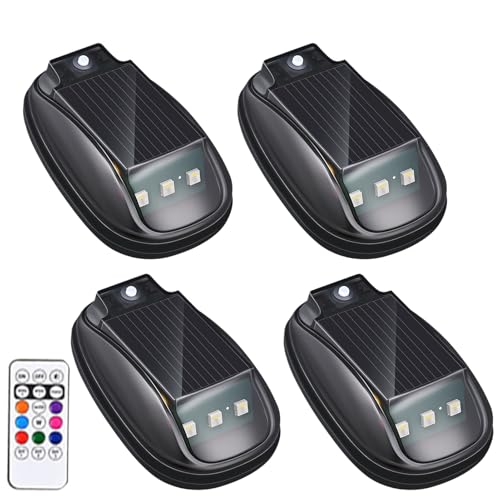 Luces solares para moto y techo de camión que solucionan la falta de cableado eléctrico
