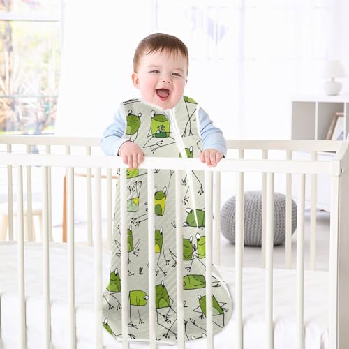 Image of vvfelixl Bright Funny Dinosaurs Baby Sleeping Bag Sleep Sack,Baby Wearable Blanket Sleep Suit for 0-6 Months
