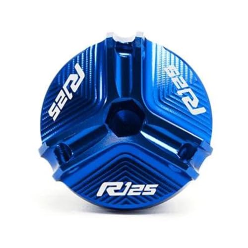 Tapa líquido de frenos YZFR125 y tapón aceite motor moto 2008-2023 EP Blue
