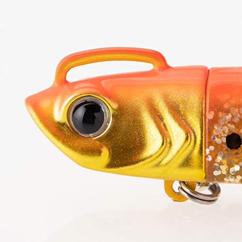 メジャークラフト ワーム 浜王ヒラメセット HMO SET-21#5 ORANGEGOLD IWASHI 21 4枚目