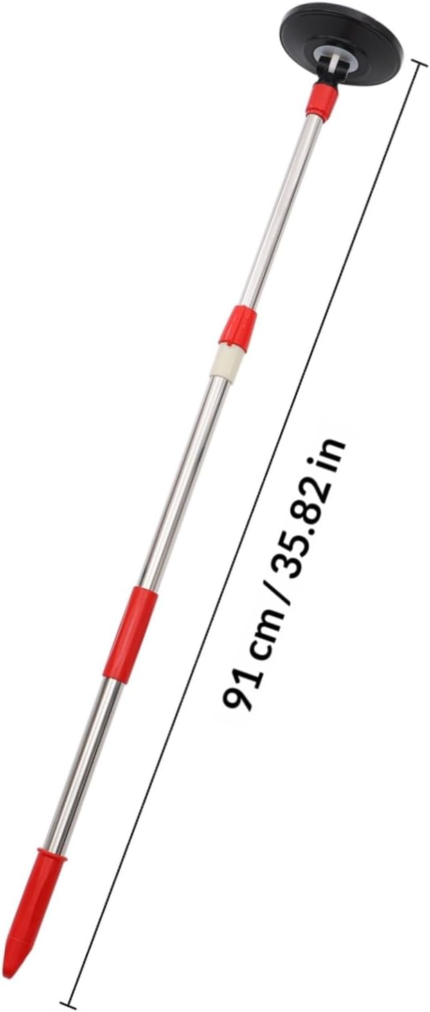Rotating Mop Replacement Pole Stainless Steel Commercial Mop Handle Lightweight for Household Floor Cleaning Accessories