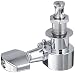 Ping 6-In-Line Screwless Mount Geared Machine Heads. 6-Left Chrome (P2652)